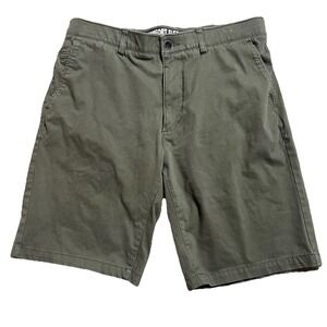 Union Bay Olive Green Cargo Shorts Men's Size 36 High-Rise 11" Inseam